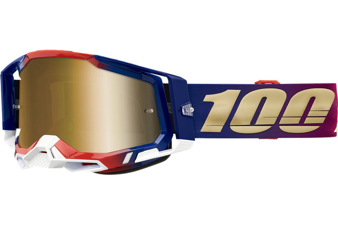 Goggles MX 100% Racecraft 2 UNITED gold