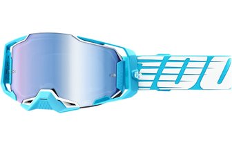 Gafas Motocross 100% Armega Oversized Deep Sky Vidrio Azul Espejado