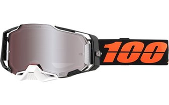 Gafas Motocross 100% Armega Negrotail Hiper® Vidrio Plata Espejado