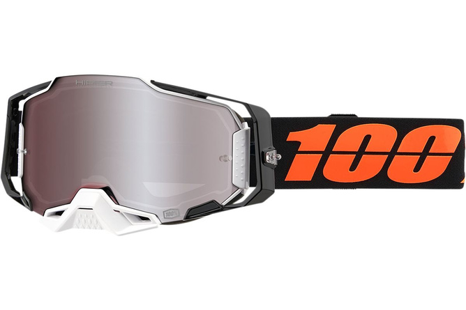 Goggles MX 100% Armega blacktail HiPER® silver mirror lens