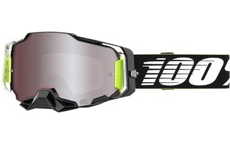 Gafas Motocross 100% Armega Racr Hiper® Vidrio Plata Espejado