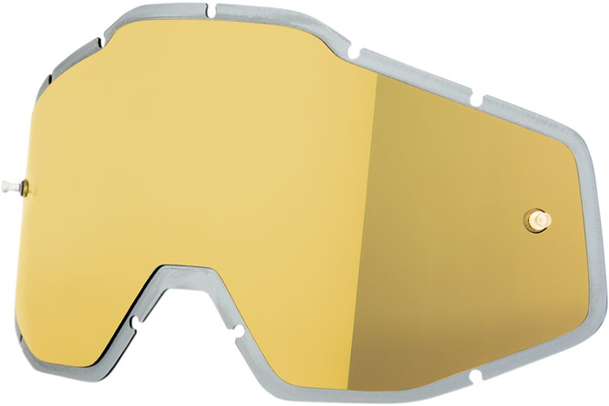 Lens 100% injected HD gold mirror lens smoked