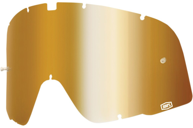 Cristal de Repuesto Gafas Off-Road 100% Barstow Dorado
