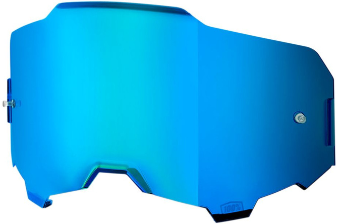 Cristal de Repuesto Gafas Off-Road 100% Armega Azul Espejado