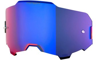Cristal de Repuesto Gafas Off-Road 100% Armega Hiper® Azul Espejado