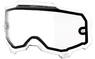 Cristal de Repuesto Gafas Off-Road Doble 100% Armega Ventilado Transparente