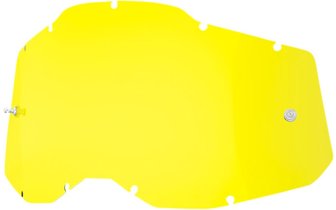 Cristal de Repuesto Gafas Off-Road 100% Racecraft 2 / Accuri 2 / Strata 2 Amarillo