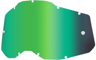 Cristal de Repuesto Gafas Off-Road 100% Racecraft 2 / Accuri 2 / Strata 2 Verde Espejado