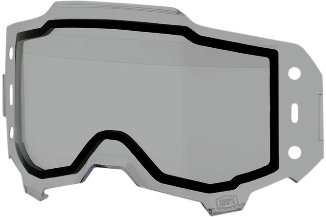 Cristal de Repuesto Gafas Off-Road Doble 100% Armega Forecast Polarizado