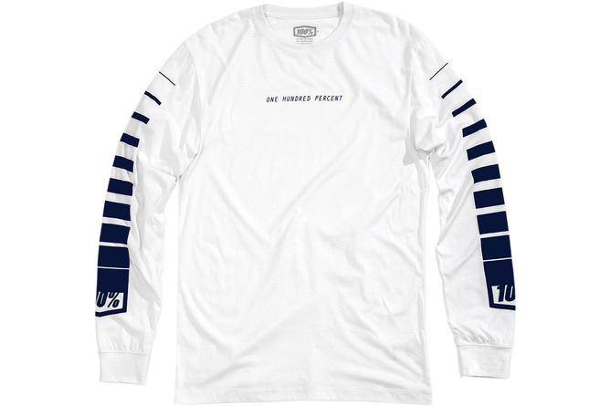 T-Shirt 100% Breakaway manches longues blanc