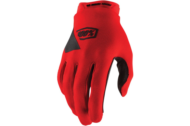 Gloves 100% Ridecamp red