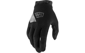 Guantes 100% Ridecamp Infantil Negro