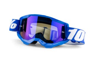 Crossbrille 100% Strata 2 blau / blau verspiegelt