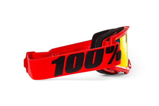 Crossbrille 100% Strata 2 rot / rot verspiegelt