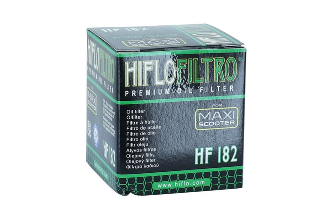 Filtro de Aceite Hiflofiltro HF182 Piaggio Beverly 350cc