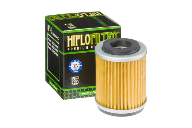 Filtro de Aceite Hiflofiltro HF143 MBK Flame 125cc XC / Cygnus 125cc (95-03)