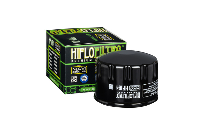 Oil Filter Hiflofiltro HF184 Piaggio MP3 400cc / Gilera 500cc Fuoco