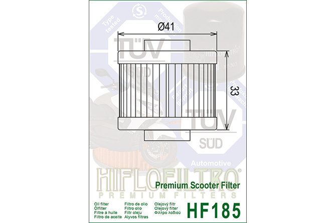 1999-2003 Oil Öl Filter Hiflo Filtro Ölfilter HF185 für Aprilia 150 Scarabeo