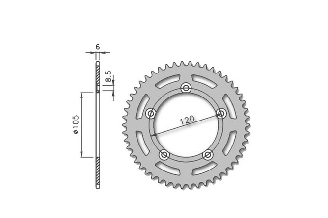 Corona 48 denti – 420 IGM Generic Trigger
