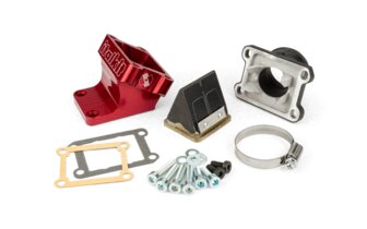 Kit Admisión Flexible Italkit Derbi Variant Start d.35mm Alu Rojo