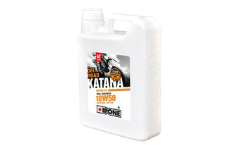 Aceite 4 Tiempos 10W50 Ipone Katana Off Road 100% Sintético 4L