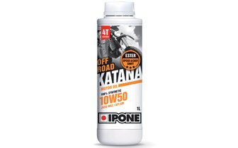 Aceite de Motor 4T 10W50 Ipone Katana Off Road 100% Sintético 1L
