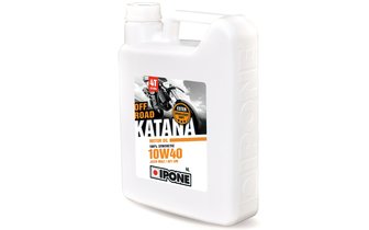 4-Stroke Engine Oil 10W40 Ipone Katana Off Road 100% synthetic 4L
