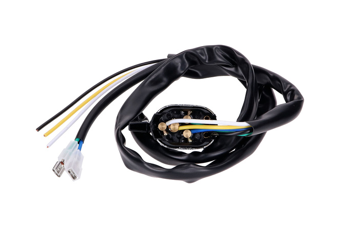 Conmutador 3 Funciones + Cable para Ciclomotores Cromo