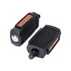 Pedals moped / moped square M16x2mm with reflectors moped