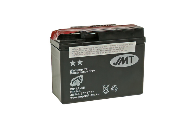 Batería JMT JMTR4A-BS MF sin mantenimiento