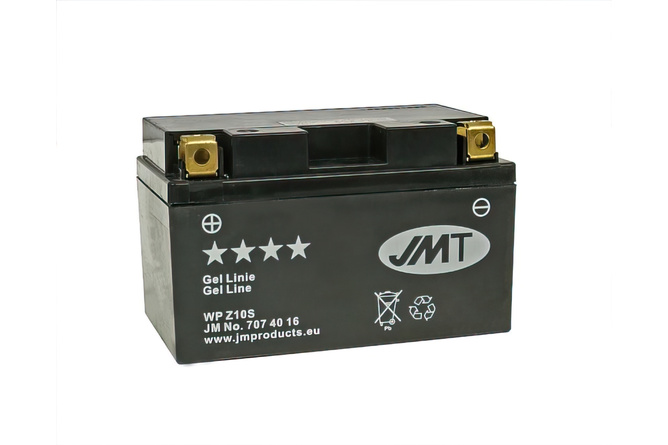 Batteria JMT Gel JMTZ10S Gel senza manutenzione - pronto per l'installazione