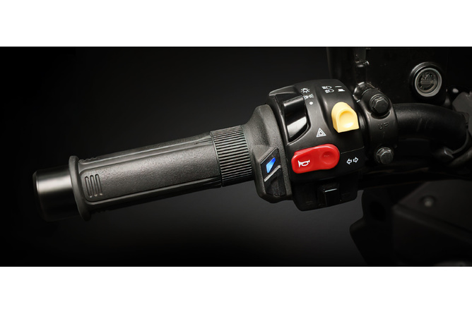 Heated Grips HG 13 Koso 7/8" + 1" L=130mm black w. integrated switch