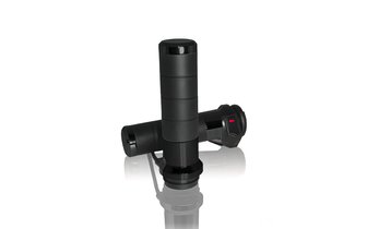Empuñaduras Calefactables Koso Titanio 7/8" + 1" L=120mm Negro con Interruptor Integrado