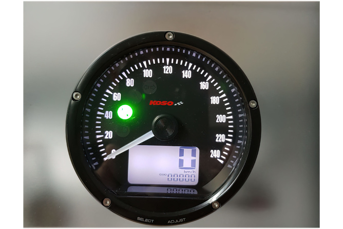 Speedometer Koso D75 black max. 240km/h or mph