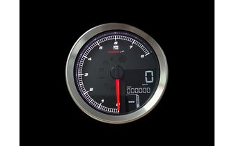 Speedometer Koso chrome Harley Davidson HD / XL-883 / XL-1200 / Dyna / Softail after 2011