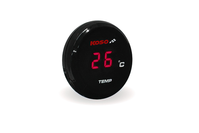 Thermomètre digital Koso Coin Rouge