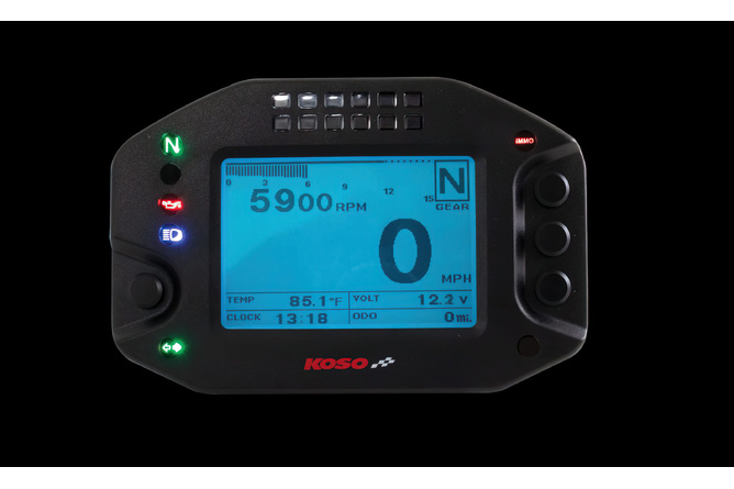 Compteur de vitesse multifonction digital Koso RS2