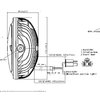 Scheinwerfer LED d.170mm Koso Thunderbolt