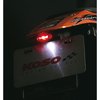 Tail Light LED w/ number plate light Koso Hawkeye red