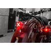 Fanalino LED con luce freno con supporto Koso GT-02S rosso