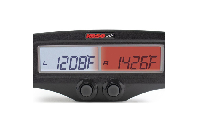 Dual Abgastemperaturmesser / Datenlogger EGT-02 EVO Koso