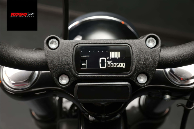 Speedometer Koso D2 Plug & Play Harley Davidson Streetbob 2018-2022