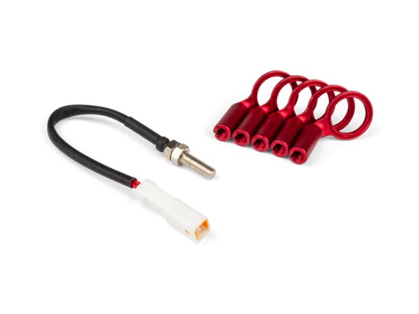 Temperature sensor KOSO, 0 - 250 °C, M16 x P1.5, white connector