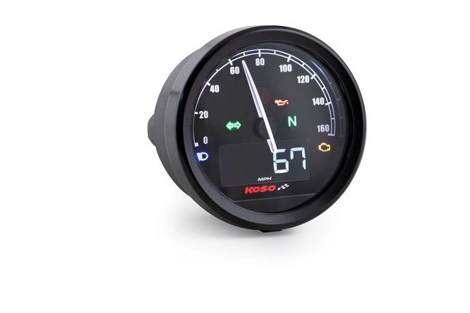 Speedometer Koso D60 TNT-05 up to 160 km/h black