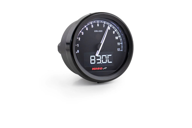 Tachometer Koso D60 TNT-05 up to 12,000 rpm Black