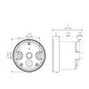 Tachometer Koso D48 TNT-05 bis 160 km/h Schwarz / Chrom