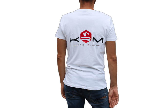 T-shirt officiel KRM Pro Ride blanc