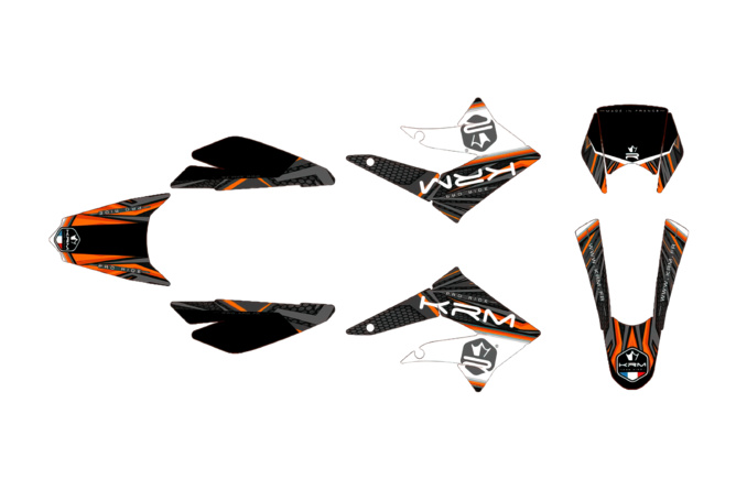 Graphic Kit KRM Orange Derbi X-treme 2011 - 2017