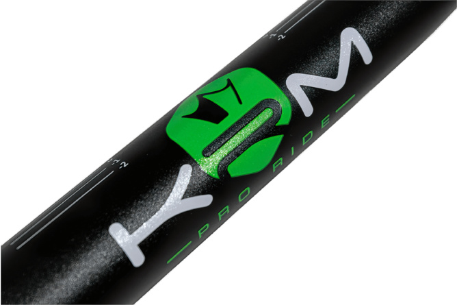 Handlebar MX 28mm with pad KRM black / green