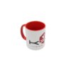Krm cup mug white / red